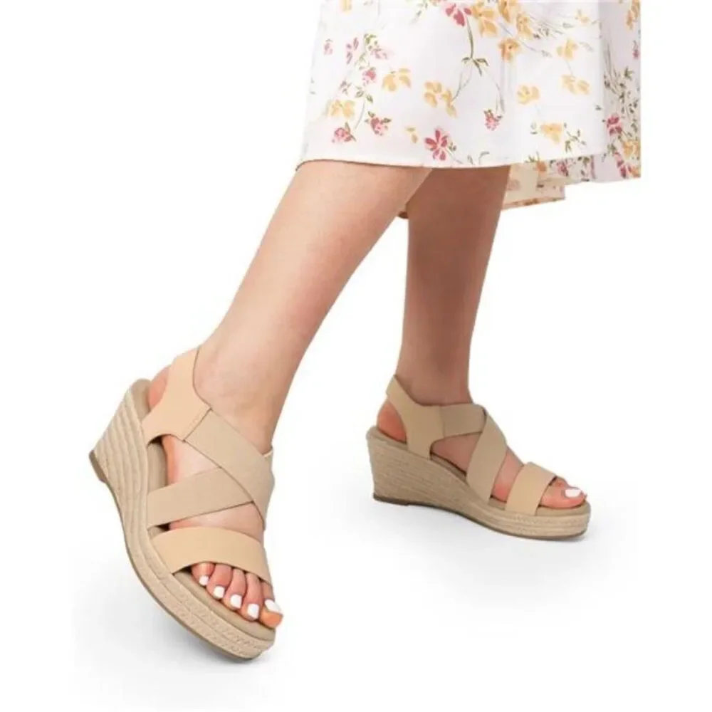 DREAM PAIRS Platform Espadrilles Wedge Sandals